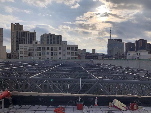 尚志云南昆明联勤保障部队65070工程-军体训练馆网架